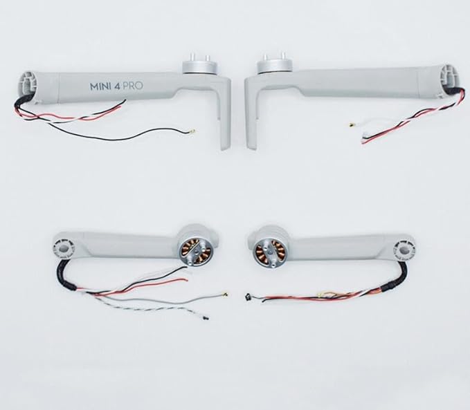 Motor Arm Replacement Accessories for DJI Mini 4 Pro Drone,Replacement Body Motor Arm Repair Spare Parts (Right-Rear)