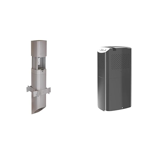 Taymac ParkPost Outdoor Power Enclosure with TR/WR GFCI Outlet PP55GG and Bluetooth Speaker Accessory Slide Cover PPSPG Bundle, Gray, Polycarbonate Power Stake and Bluetooth 5.2 Wireless Speaker