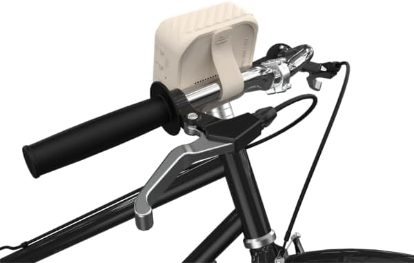 Klipsch The Austin Portable Bluetooth Speaker with a 1.5" Full Range Driver, IP67 dust and Waterproof Rating, 12 Hours of Playtime for a Premium Live Concert Experience - Cream