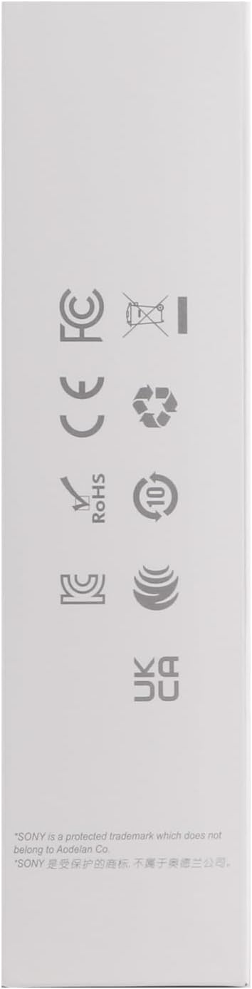 AODELAN Wireless Shooting Grip Tripod with Remote Control for Vlogging, for Sony ZV-E10,ZV-1,ZV-1 II, ZV-1F, a6100, a6400, a6600, a7 III, a7R III, a7R IV, a9, a9 II, Replace Sony GP-VPT2BT（White