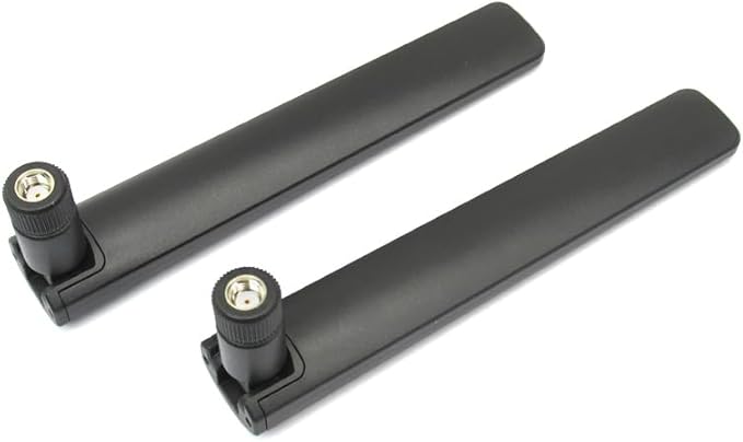 2X Dual Band WiFi 6E 2.4GHz 5GHz 5.8GHz 10dBi MIMO RP-SMA Male Antenna for WiFi Router PCIe Wireless Network 6E Card USB Adapter Security IP Camera Video Surveillance Monitor ASUS RT-AC68u Router