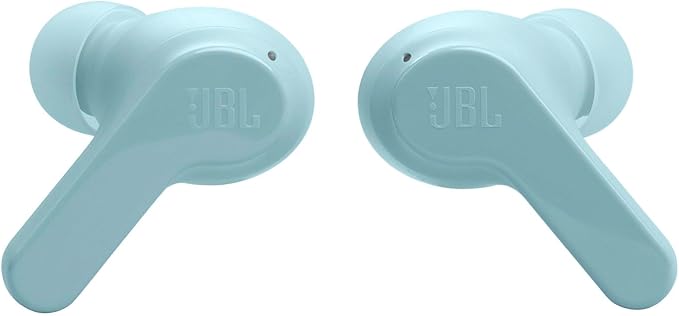 JBL Vibe Beam - True Wireless JBL Deep Bass Sound Earbuds, Bluetooth 5.2, Water & Dust Resistant, Hands-free call with VoiceAware, Up to 32 hours of battery life (Mint)