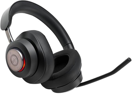 Kensington AH3X Bluetooth Headset, Wireless Over-Ear Headset, Boom Microphone, LED Indicator, Earcup Controls (K83455WW)