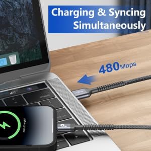 USB C Cable 10FT, 2Pack Long USB A to USB C Charger Cables, iPhone USBC Cable 3A Fast Charging Upgraded Extra Durable Braided USBC Cord Compatible with iPhone 17 16 15 Pro Max/Samsung Galaxy S23
