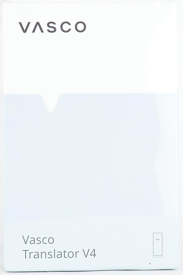 Vasco V4 Language Translator Device | 112 Languages | Free Lifetime Internet in Almost 200 Countries | Pearl White