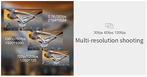 ORDRO 4K Head Mounted Camcorder EP6 Wearable Video Camera FHD 1080P 60FPS Vlog Camera Recorder WiFi Hands-Off Webcam (32GB Memory Card Included)