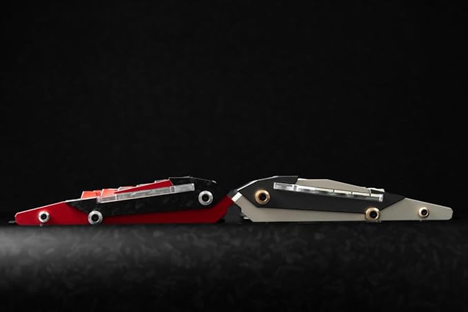 Black Diamond RT Hall Effect Magnetic Gaming Keyboard 75%, 0.04mm Accuracy, 8k Polling Rate, 0.25ms Latency, Leaf Spring Mount Mechanical Feel, Custom Fixed-Wall Magnetic Switch, Shadow Crimson