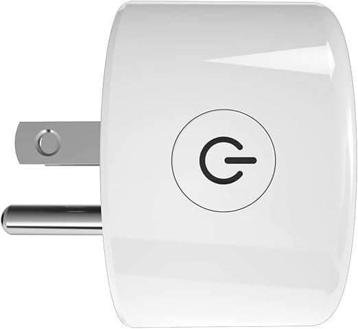 GHome Smart Plug Mini, WiFi Smart Outlet Plug Works with Alexa and Google Home, Timer Outlet with APP Control, Smart Plugs Only Supports 2.4GHz Network, No Hub Required, ETL FCC Listed, White