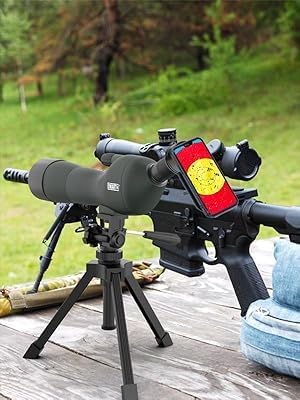 Emarth 20-60x60 45 Angled Spotting Scope for Target Shooting, w/14 Tripod/Phone Adapter/Carry Bag, 1.37lb, Waterproof Fogproof BAK4 Prism HD Spotting Scopes for Hunting Birding as Gift Bulk/Wholesale