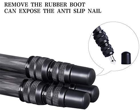 AOKA 28-inch/1.1 lb Mini Portable Carbon Fiber Tripod, Lightweight and Compact Travel Desktop Tripod for Mobile Phones, Mirrorless Cameras, Camcorders, Projectors, Webcams