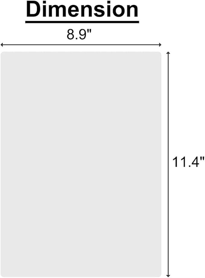 Thermal Laminating Pouches, 8.9 x 11.4-Inches, 5 mil Thick Laminating Sheets (100 Pack)