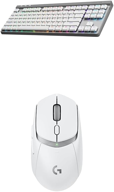 Logitech G515 TKL Wireless Gaming Keyboard (Tactile)+ G309 Lightspeed Wireless Gaming Mouse Bundle - White