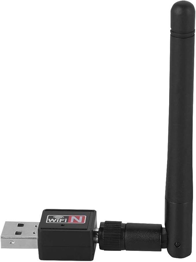 USB WiFi Dongle, 2.4Ghz 300Mbps Wireless USB2.0 Network Card WiFi Adapter Signal Transceiver with Mini Antenna, Support for Windows 2000 / XP / Vista / 7 / 8 / 10 / MAC / Linux