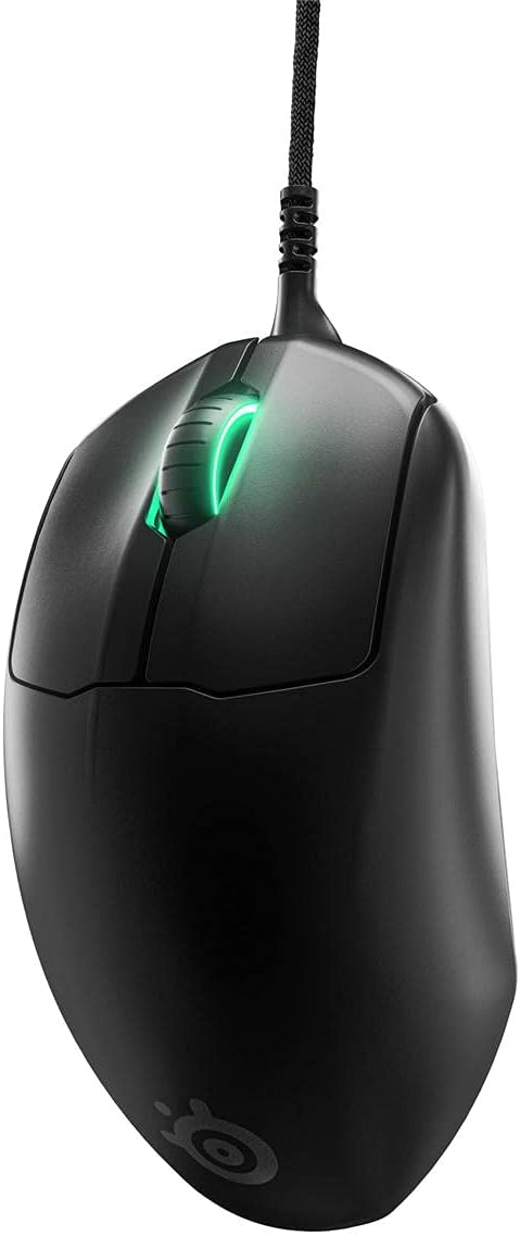 SteelSeries Esports FPS Gaming Mouse – Ultra Lightweight 69g – Prime Edition – 5 Programmable Buttons – 18K CPI TrueMove Pro Sensor – Magnetic Optical Switches – Customization - RGB Lighting – PC/Mac