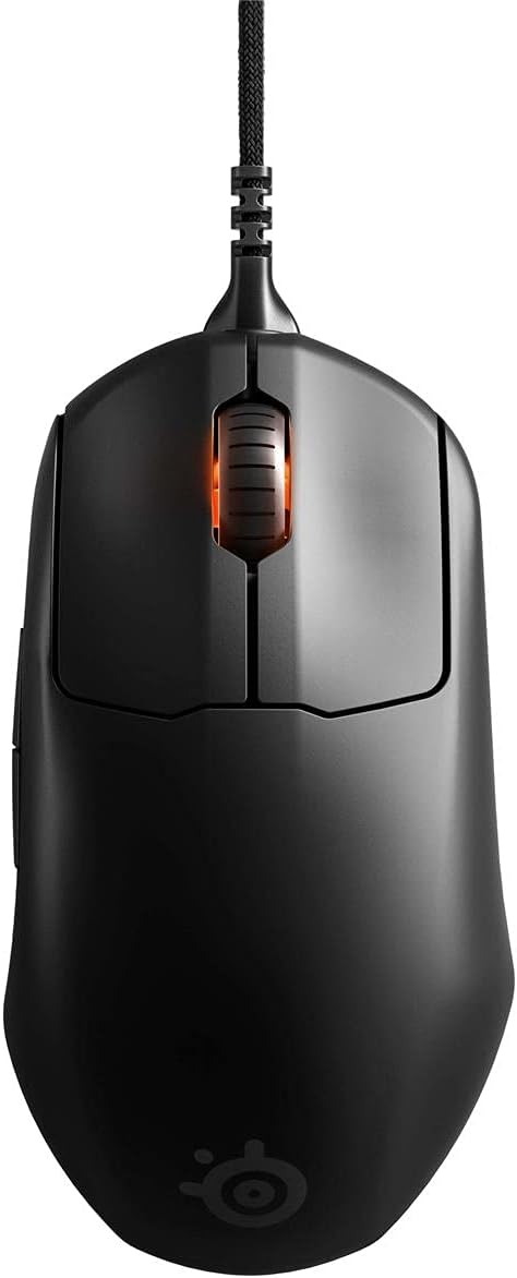 SteelSeries Esports FPS Gaming Mouse – Ultra Lightweight 69g – Prime Edition – 5 Programmable Buttons – 18K CPI TrueMove Pro Sensor – Magnetic Optical Switches – Customization - RGB Lighting – PC/Mac
