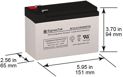 12v 12Ah F2 Terminal Sealed Lead Acid Battery (1 Pack)