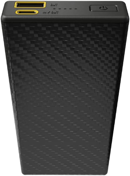 Nitecore Carbo 20000 Lightweight 20000mAh Power Bank for Outdoor, QC PD Quick Charge, USB & USB-C Dual Ports Waterproof Impact Resistant with Lumentac USB Cable