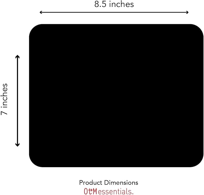 OTM Essentials Texas Tech University Standard Fabric Mouse Pad, Desk Accessories, Standard Fabric Gaming Mouse Pad, Classic