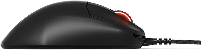 SteelSeries Esports FPS Gaming Mouse – Ultra Lightweight – Prime + Edition – 5 Programmable Buttons – 18K CPI TrueMove Pro Sensor – Magnetic Optical Switches – Customization - RGB Lighting – PC/Mac