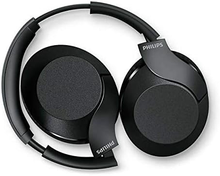 Philips PH802 Wireless Bluetooth Over-Ear Headphones Noise Isolation Stereo with Hi-Res Audio, up to 30 Hours Playtime with Rapid Charge (TAPH802BK)