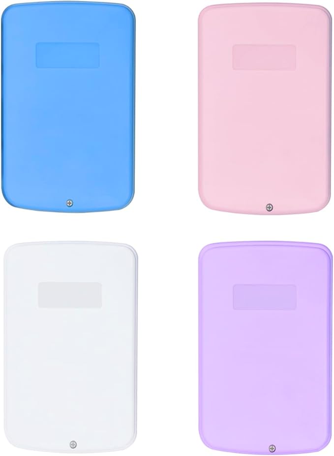 Basic Calculator Digit Silicone Button Desktop Calculator (4 Colors, Set of 8) (C, Pack of 8)