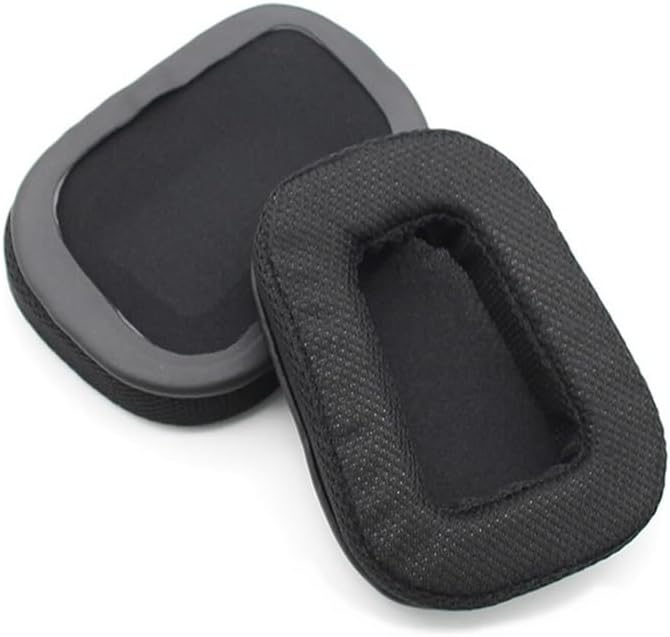 G933 Earpads - Goothings Replacement Ear Pads Cover Cushions for G933 G935 G633 G533 Gaming Headset, Ear Pads & Head Pad Set (Black Breathable Fabric)