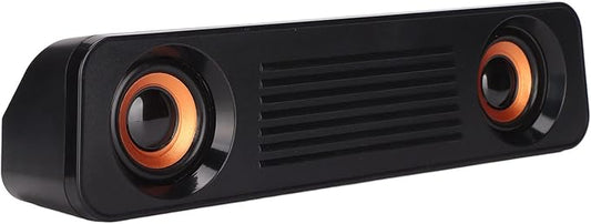 ASHATA Wired Soundbar, TV Sound with Subwoofer, USB HiFi 360 Degree Stereo Desktop Speaker, Home Theater Surround Sound System Speaker, for TV Gaming Projector