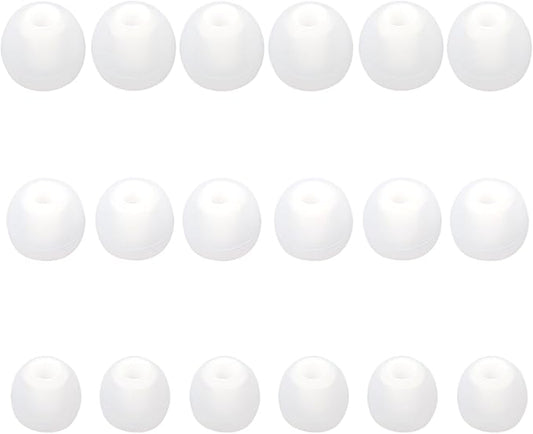 Earbud Replacement Tips Silicone Earbud Tips Ear Tips Fit for in-Ear Headphones (Inner Hole 3.8mm -5.1mm) Earbud Rubber Tips Earbud Covers 9 Pairs