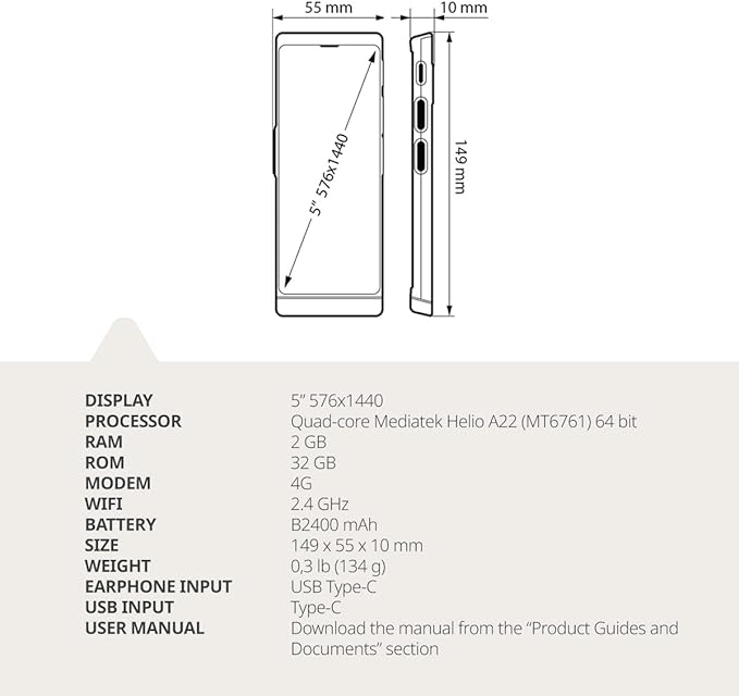Vasco V4 Language Translator Device | 112 Languages | Free Lifetime Internet in Almost 200 Countries | Stone Gray