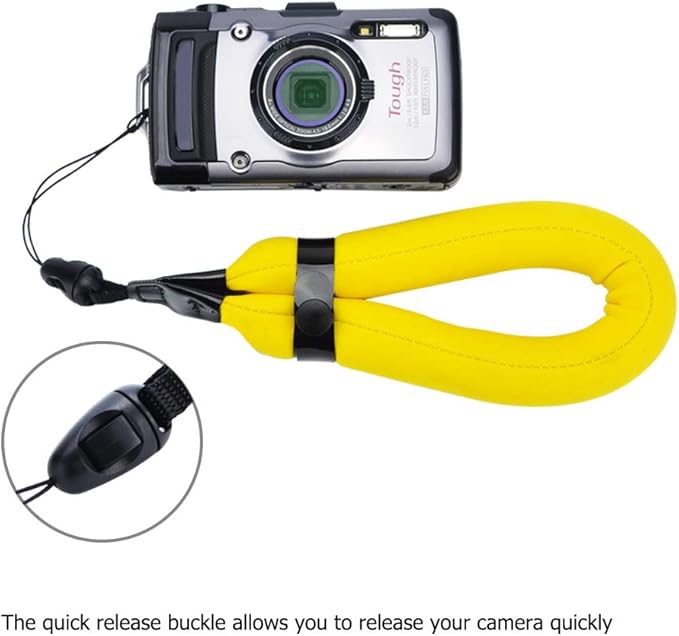 2 Pack Waterproof Camera Float Strap for Kodak PIXPRO WPZ2 Fuji Fujifilm XP140 XP130 XP120 XP90 XP80 GoPro Hero 13 12 11 10 9 8 Olympus TG-7 TG-6 TG-5 TG-4 TG-870 Nikon W300 W150 W100 AW120 & More