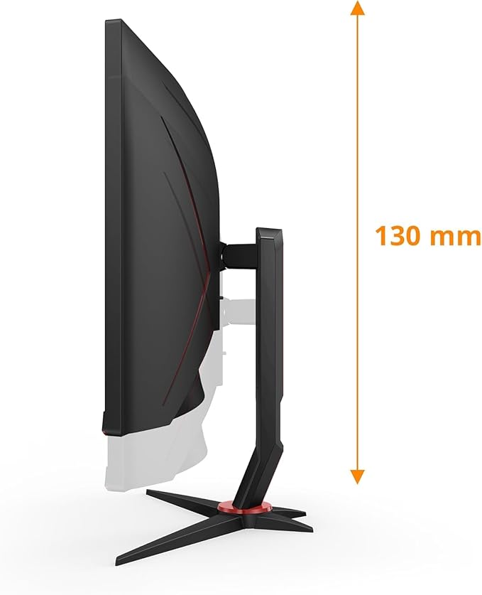 AOC CU34G2XP/BK Gaming Monitor - 34" WLED Curved Monitor - 180Hz Refresh Rate, 5ms Response Time (Renewed)