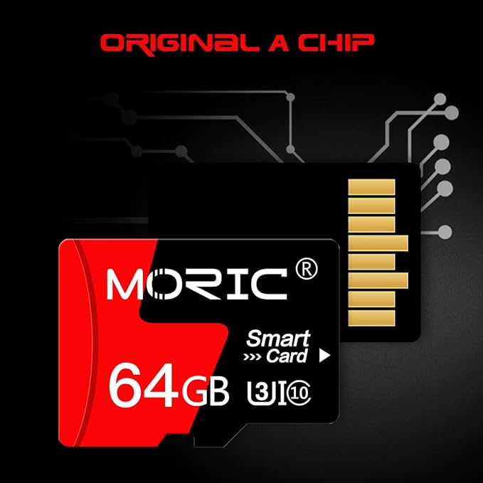 2 Pack 64GB Micro SD Card with SD Adapter High Speed Memory Card,C10 A1 Memory TF Card for Camera/Dash Cam/Smartphone/Tablet/Drone