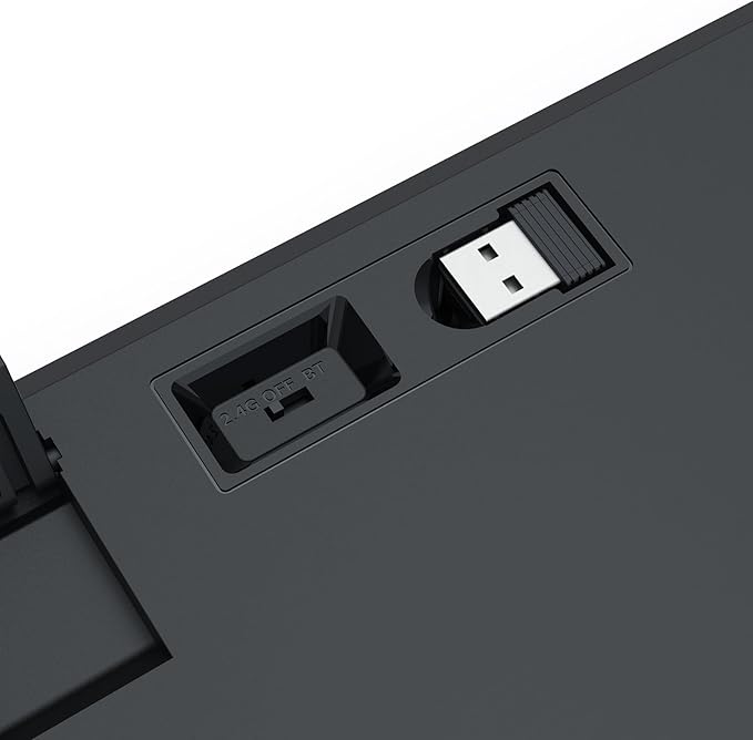 Redragon K671KS Wireless Mechanical Gaming Keyboard, Tri Mode BT/2.4G/USB-C Hot Swappable Custom Keyboard, RGB Backlit Computer Gaming Keyboards, PBT Keycaps, Programmable for PC/Tablet/MAC