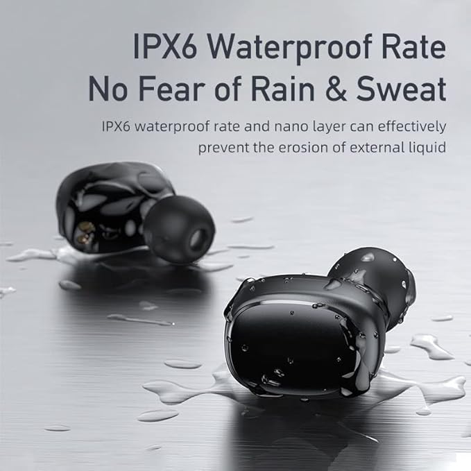 Wireless Earbuds, Bluetooth 5.4 Headphones HiFi Stereo, Comfortable Ear Buds for Women & Teens, Fast Charging Case, IPX6 Waterproof, Lightweight in-Ear Earphones for Phone Tablet Laptop Sports, Purple