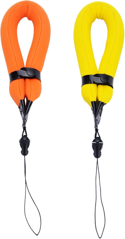 2 Pack Waterproof Camera Float Strap for Kodak PIXPRO WPZ2 Fuji Fujifilm XP140 XP130 XP120 XP90 XP80 GoPro Hero 13 12 11 10 9 8 Olympus TG-7 TG-6 TG-5 TG-4 TG-870 Nikon W300 W150 W100 AW120 & More