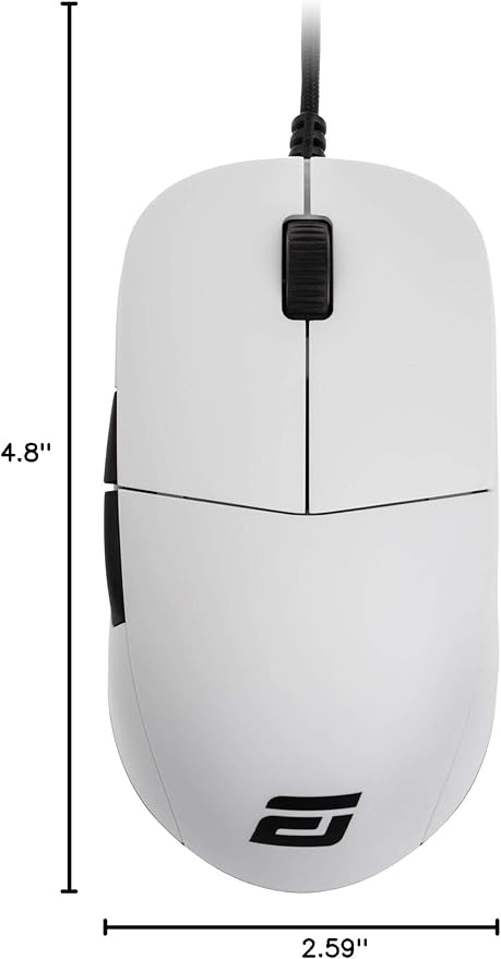ENDGAME GEAR XM1 Gaming Mouse, Programmable Mouse with 5 Buttons and 16,000 DPI, White