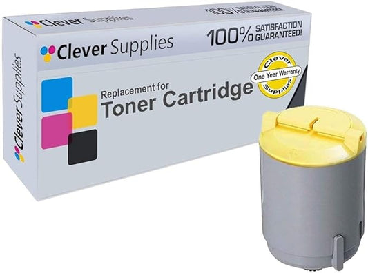 CS Replacement Toner Cartridge Compatible with Samsung CLP 300 CLP-Y300A Yellow CLP-300 300N 3160 CLX-2160 3160FN 2160N 3160N 3160 Colors: 1 000 Page Yield