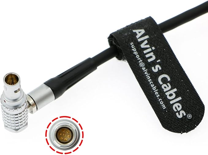 Alvin's Cables Nucleus M Motor Power Cable for Tilta D-tap to Right Angle 7 Pin Power Cable 70CM| 27.6inches