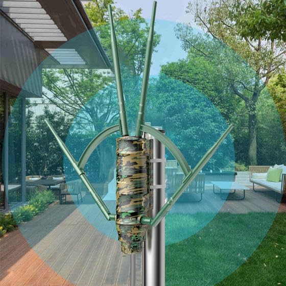 WAVLINK AC1200 Outdoor WiFi Extender, High Power Long Range Signal Booster with PoE Power, 2 Gigabit Port, Dual Band 2.4GHz+5GHz ,Supports Router/AP/Repeater Modes for Home, RV, Camera