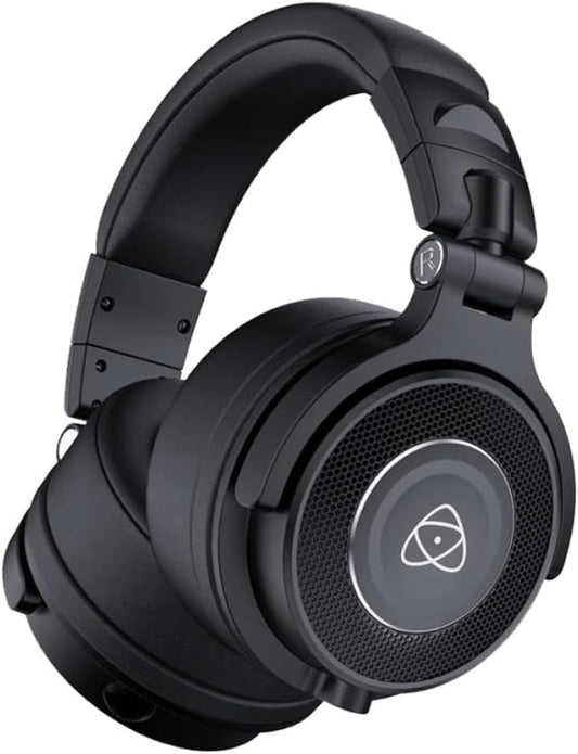 Atomos StudioSonic Professional Wired Over-Ear Headphones Studio Monitor Sound Quality for Recording, Mixing & Content Creation Black