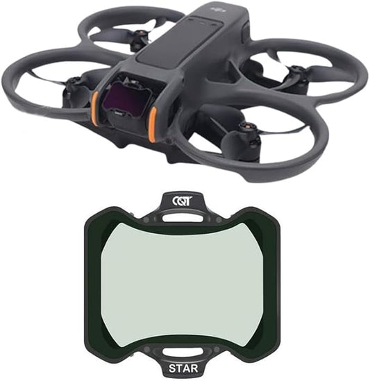 Lens Filter/Filter Set for DJI Avata 2 Drone Waterproof, UV-Blocking Multi-Layer Coated HD Neutral Density Filter (Star)