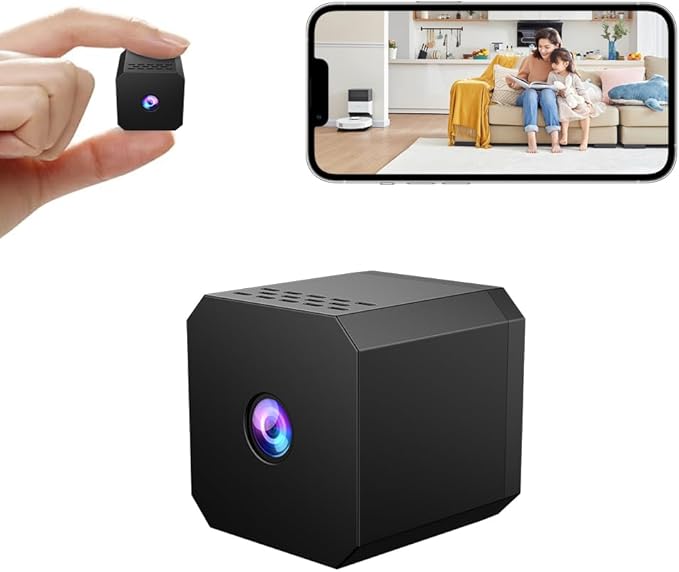 2025 Upgraded 1080P Security Camera Wireless Indoor,Home Camera for Pet,Suitable for Home Offices, Indoor Cam with Night Vision, for Indoo and Outdoor Safety,Real Time Record Surveillance-F1