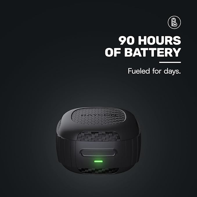 Raycon Impact Earbuds Military-Grade Impact Resistant, IP67 Bluetooth Earbuds with Stereo Sound, 90 Hours of Battery Life, Active Noise Cancellation (Black)