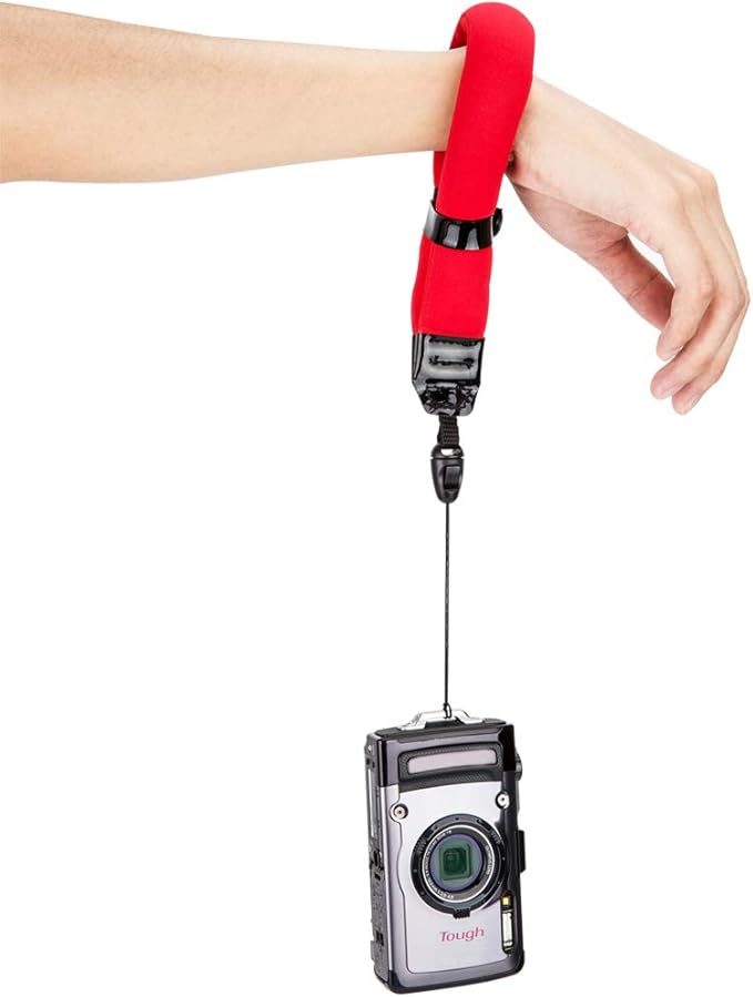 2 Pack Waterproof Camera Float Strap for Olympus TG-7 TG-6 TG-5 TG-4 TG-870 TG-860 Kodak PIXPRO WPZ2 Nikon W300 W150 W100 AW120 AW110 Fuji Fujifilm XP140 XP130 XP120 XP90 XP80 & More Underwater Camera