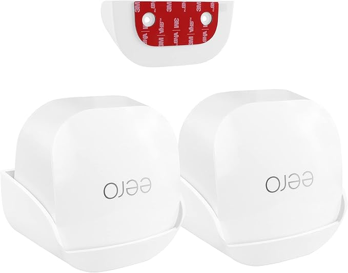 Wall Mount for eero 6 Plus Dual-Band Mesh Wi-Fi 6 (Strongly Adhesive Two-Way Installation, 2 Pack)