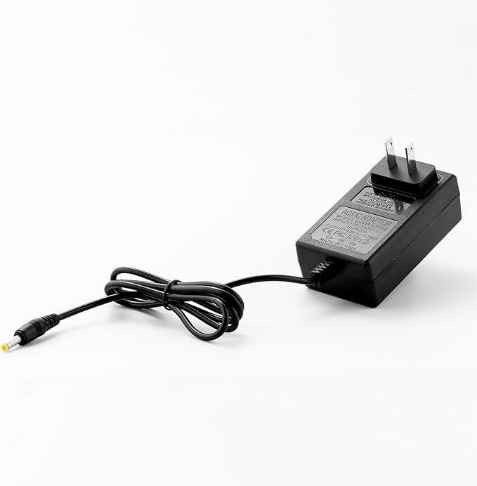 15W Power Adapter Replacement for Echo Pop, Dot 5th Gen, Dot 4th Gen, Dot 3rd Gen, Kids Edition, TV Cube Smart Speakers - Black Charger Cord Plug Long Cable, 3ft