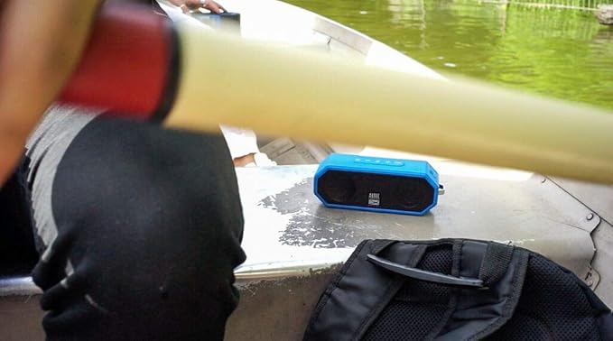 Altec Lansing LifeJacket H2O 4 - Waterproof Bluetooth Speaker, Durable & Portable Speaker with Voice Assistant, 10 Hour Battery Life & 100 Foot Range, Royal Blue