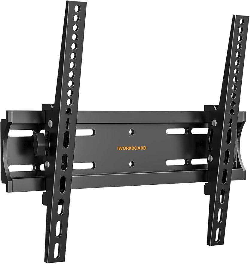 40 50 55 inch Tilting TV Wall Mount for 24-65 '' TVs, Low Profile TV Mount, Ultra Slim Wall Mounts TVs Bracket, Max VESA 400x400mm, 99 lbs & 16 inch Studs, Fit Most 32+ 42 43 45 Screen