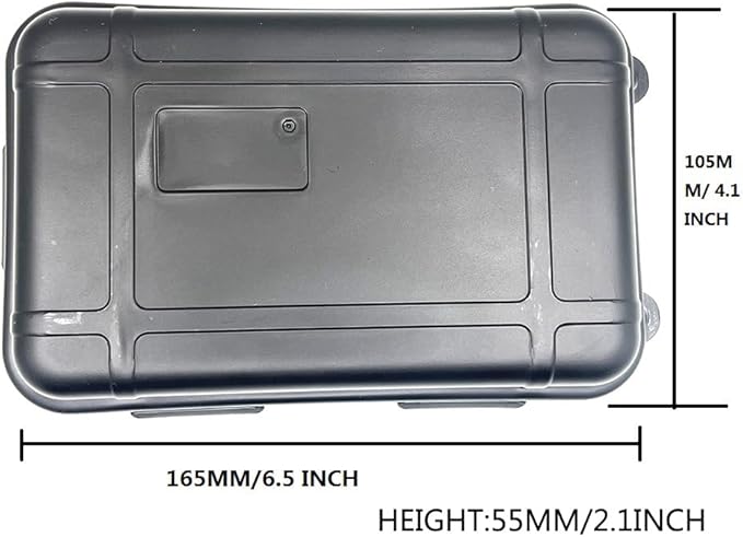 Turntable Cartridge Storage Case Black For AT6003R Smart Design Universal Cartridge Keeper Box, Record Player Stylus Holder(Small Size)