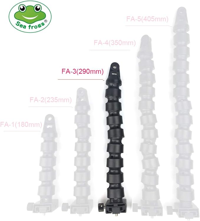 Sea frogs Diving YS Flex Joint Arm System Compatible with Waterproof Camera Housing Accessory for Underwater Photography (12")